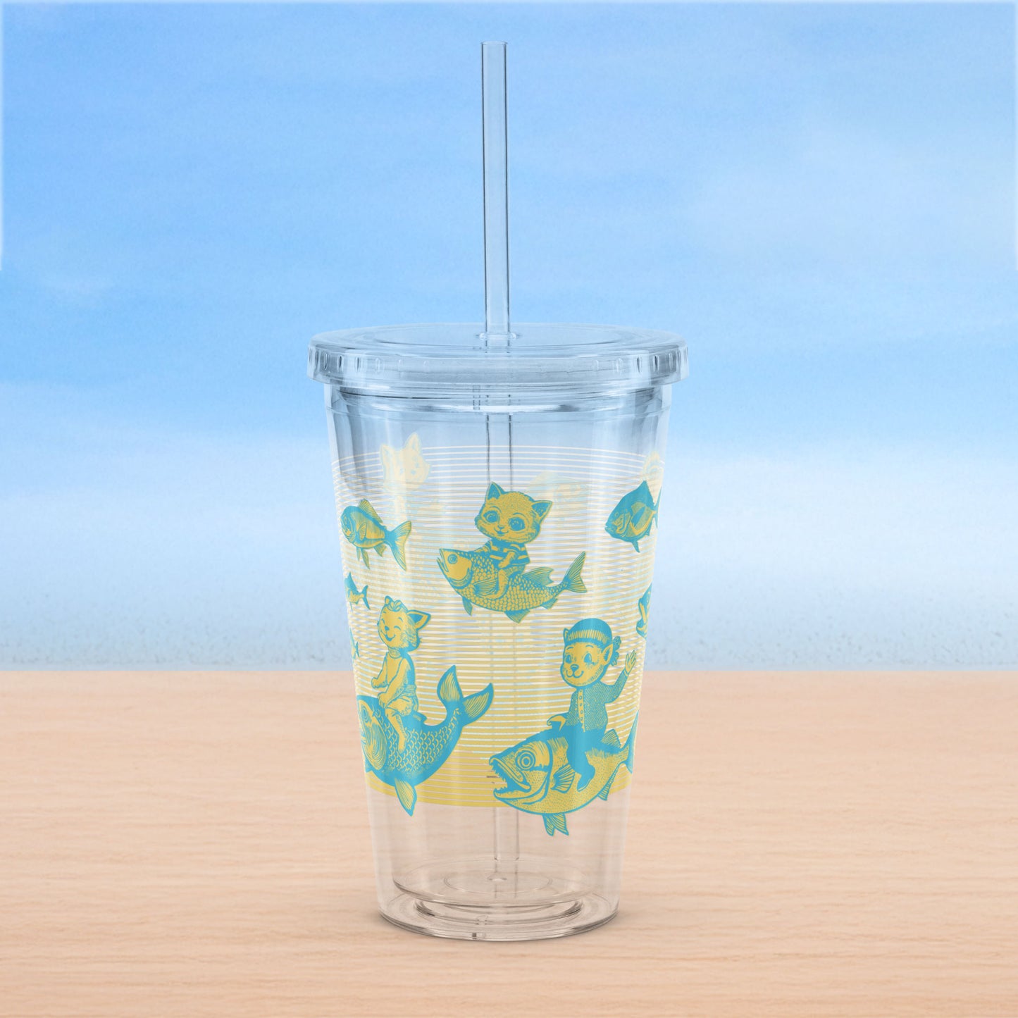 The Cat's Fish Insulated Tumbler