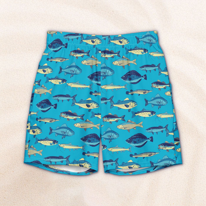 Eco-Friendly Atlantic Catch Conservation Swim Trunks