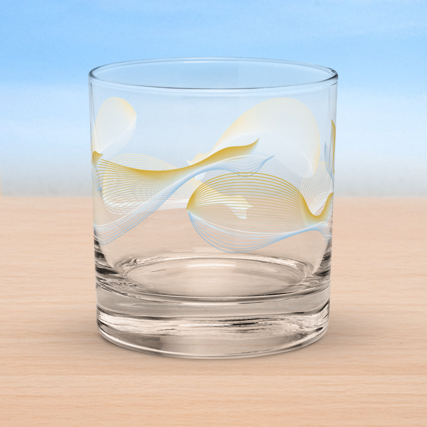 Art-crafted Whales Rocks Glass Collection