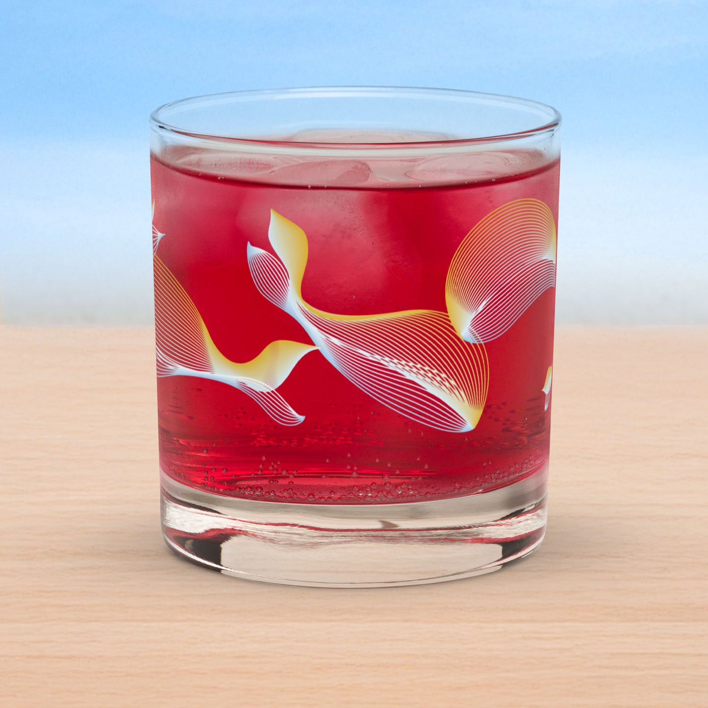 Art-crafted Whales Rocks Glass Collection