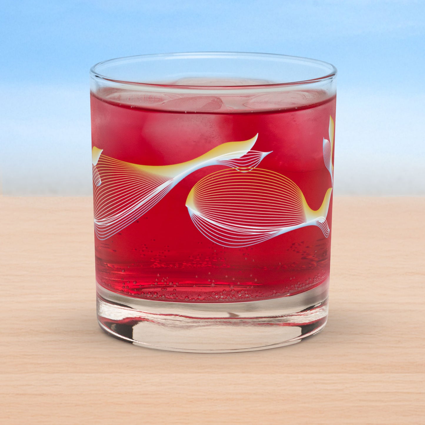 Art-crafted Whales Rocks Glass Collection
