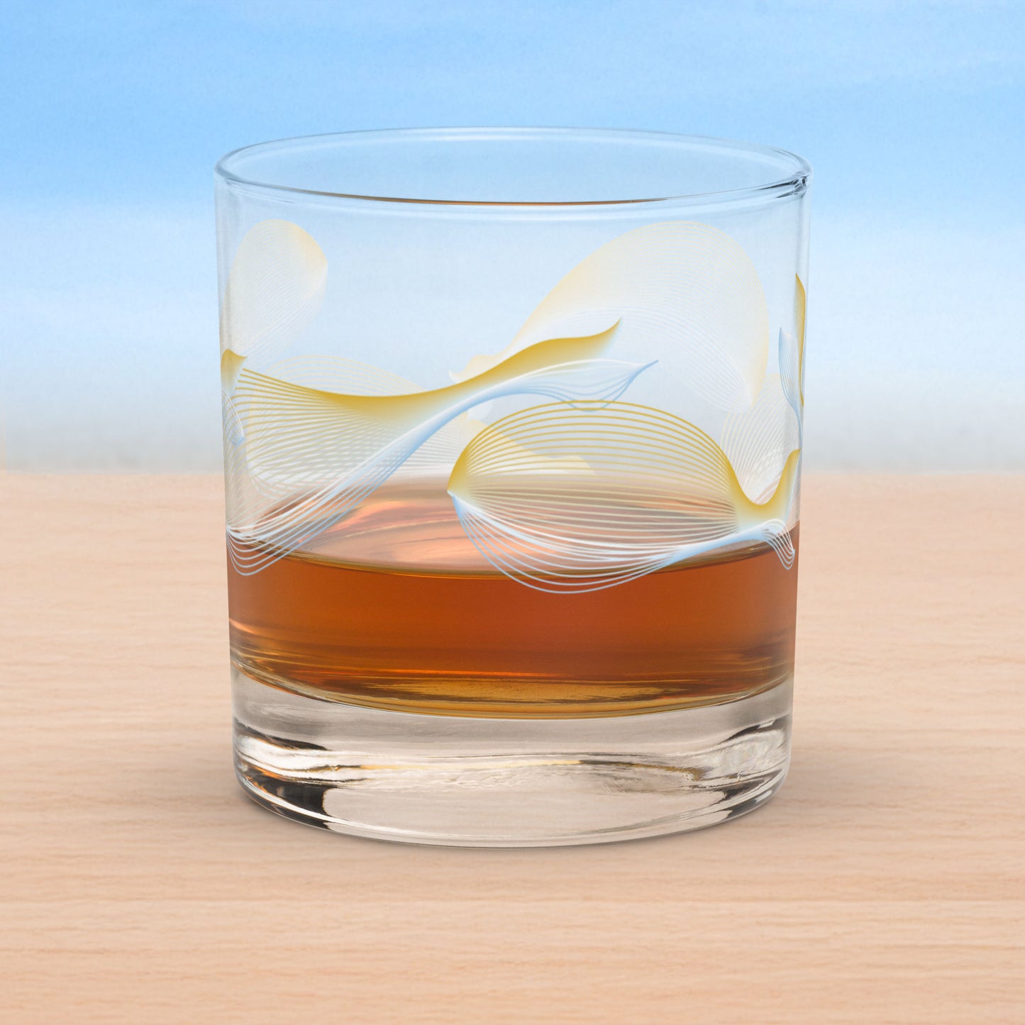 Art-crafted Whales Rocks Glass Collection