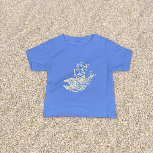 The Cat's Fish Baby Jersey Short Sleeve Tee