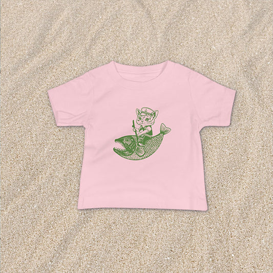 The Cat's Fish Baby Jersey Short Sleeve Tee