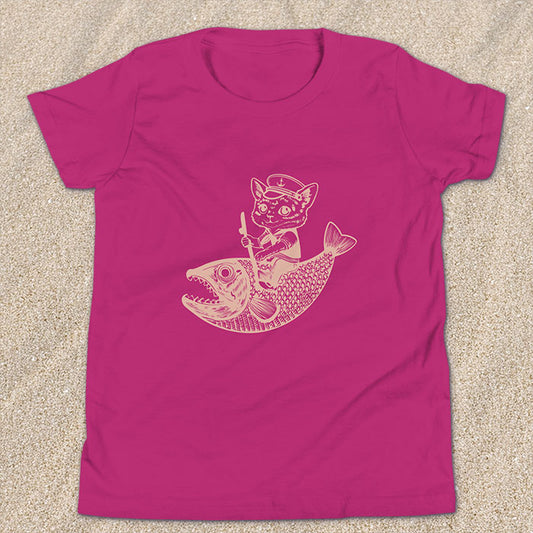 The Cat's Fish Youth T-Shirt