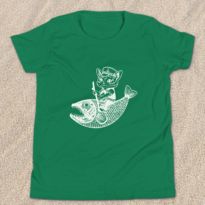 The Cat's Fish Youth T-Shirt
