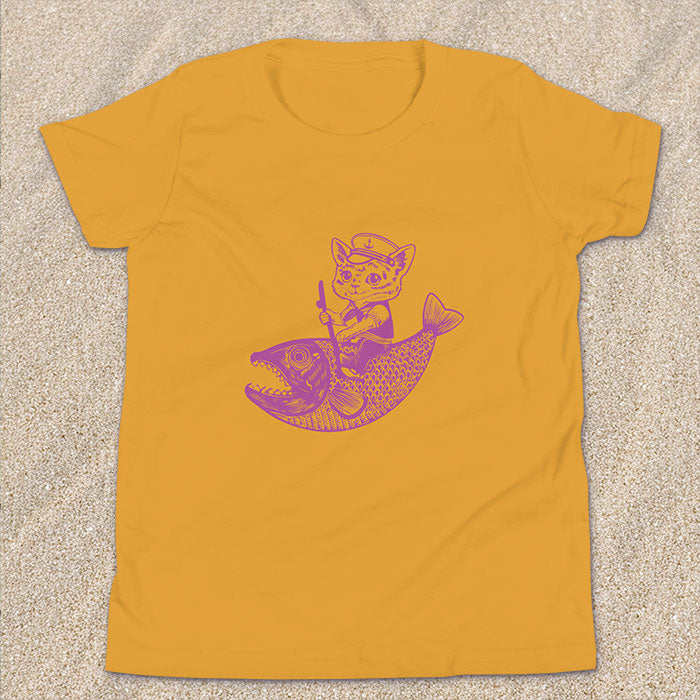 The Cat's Fish Youth T-Shirt