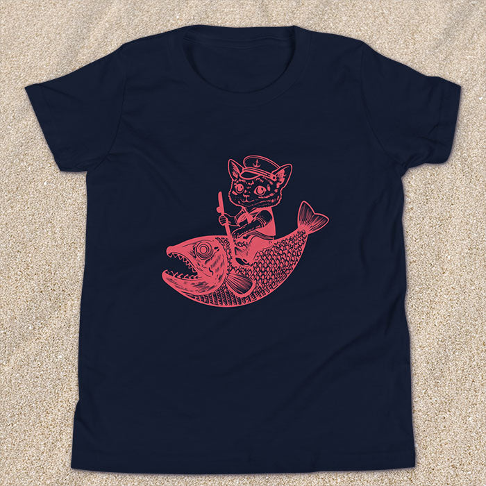 The Cat's Fish Youth T-Shirt