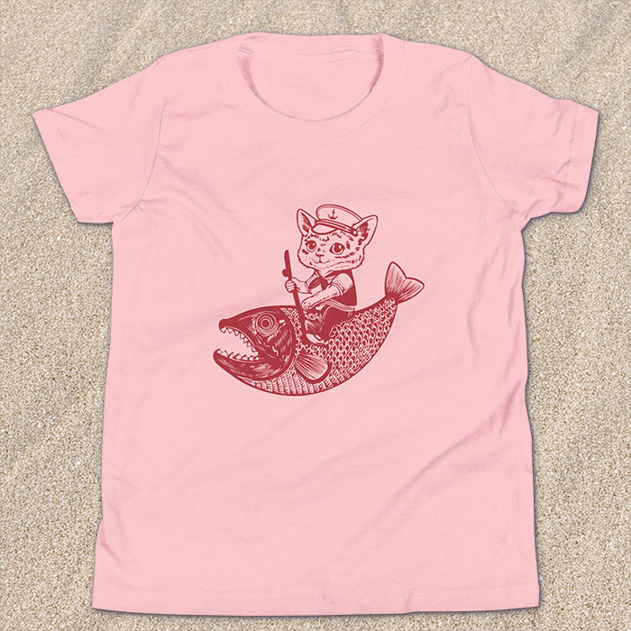 The Cat's Fish Youth T-Shirt