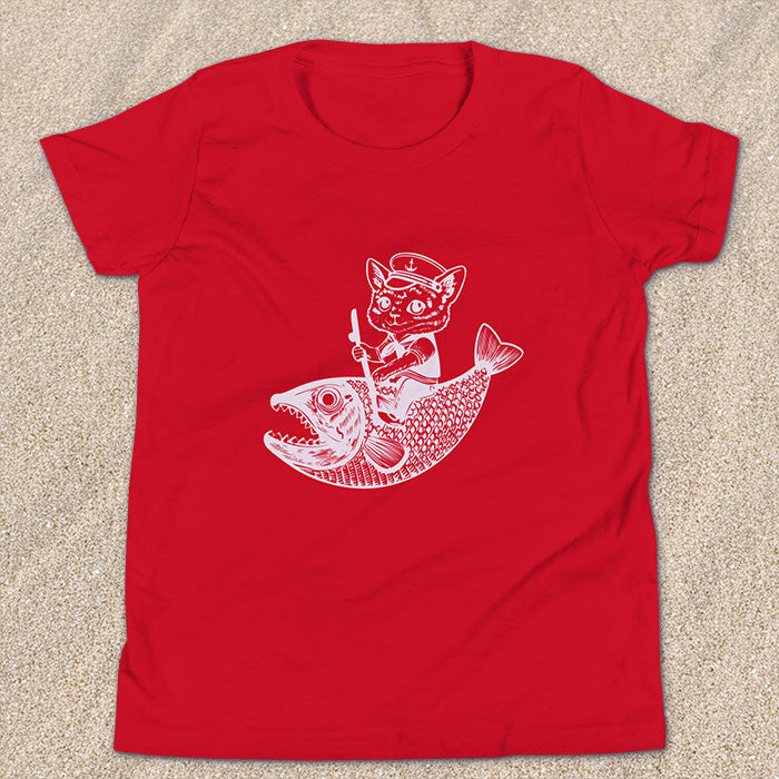 The Cat's Fish Youth T-Shirt