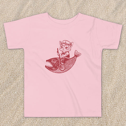 The Cat's Fish Toddler Tee