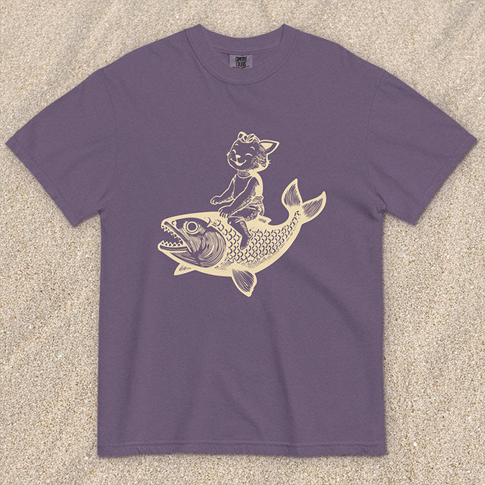 Cat's Fish T-shirt (multiple color options)
