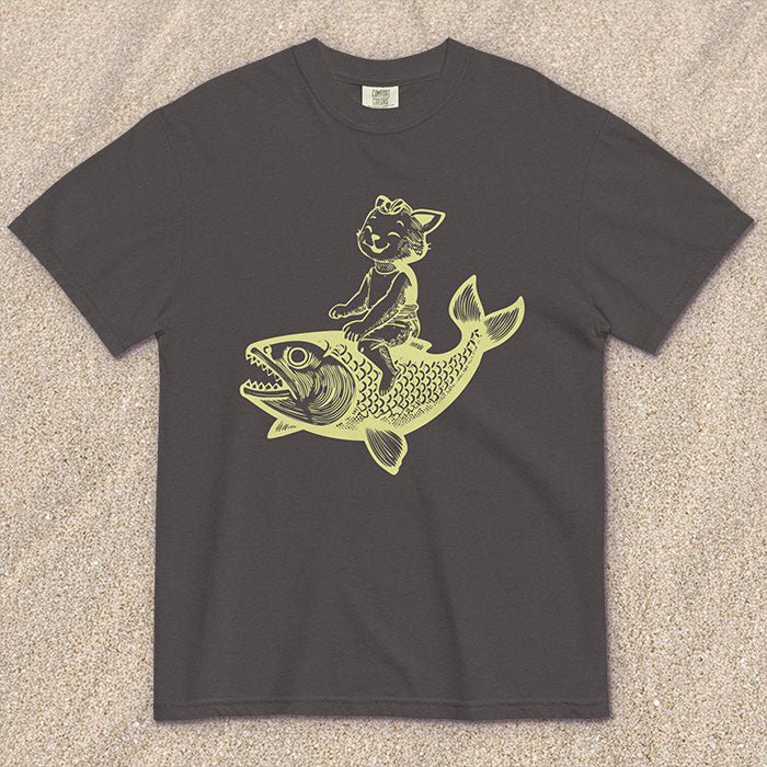 Cat's Fish T-shirt (multiple color options)