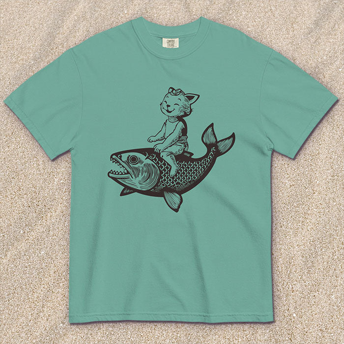 Cat's Fish T-shirt (multiple color options)