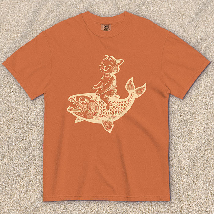 Cat's Fish T-shirt (multiple color options)