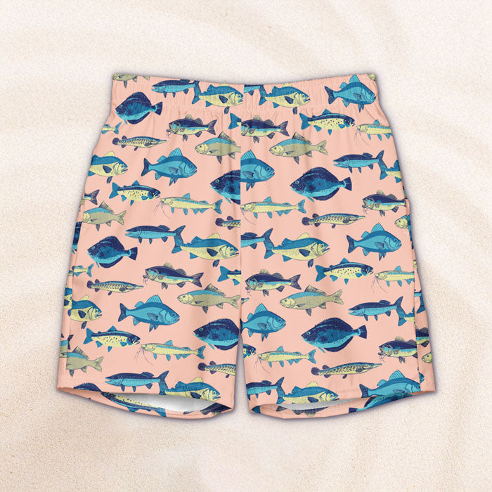 Eco-Friendly Atlantic Catch Conservation Swim Trunks