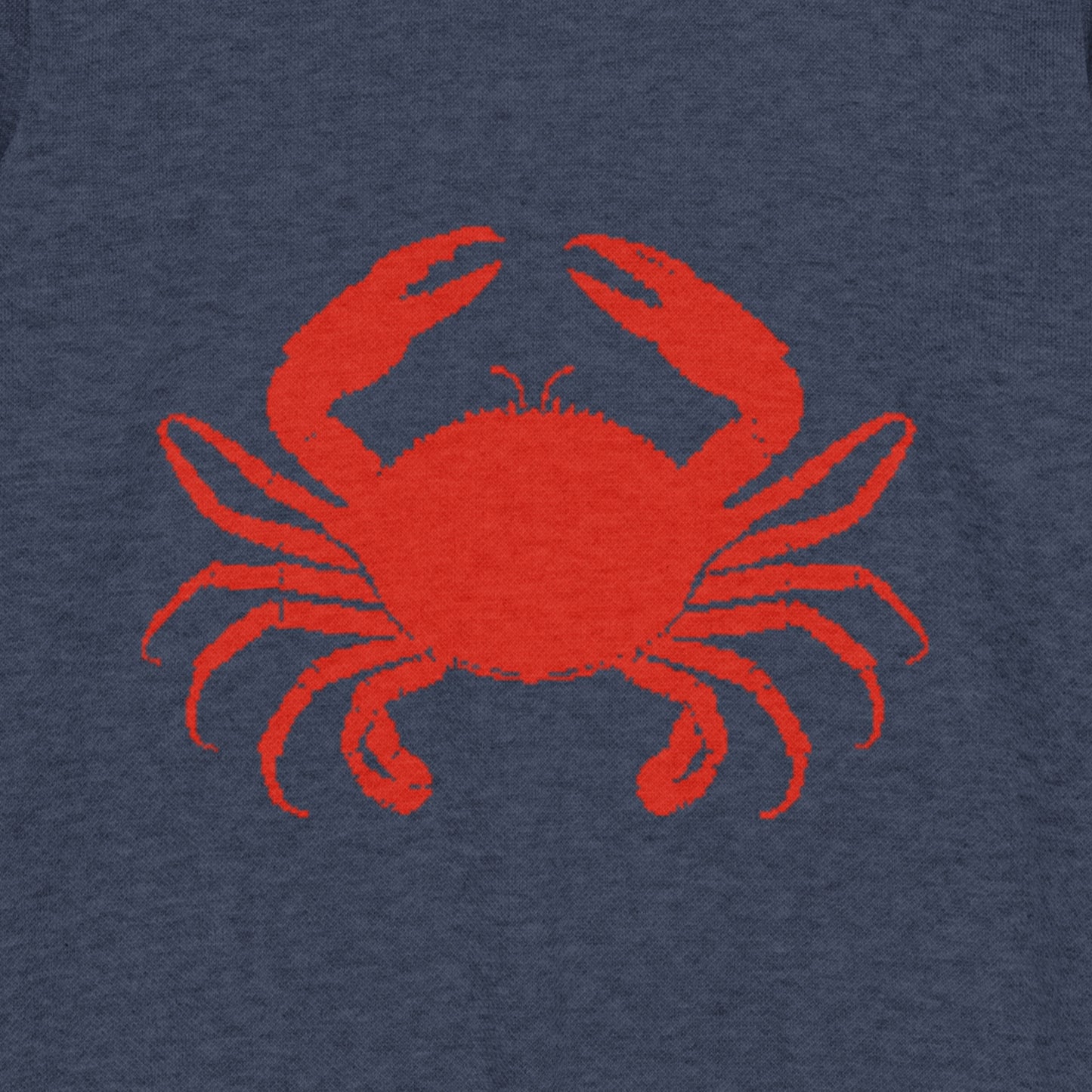 Crabby crew knit sweater – navy
