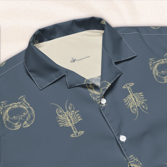 Heavy Crabs and Jumbo Lobsters Vacation Shirt – Van Deusen Blue
