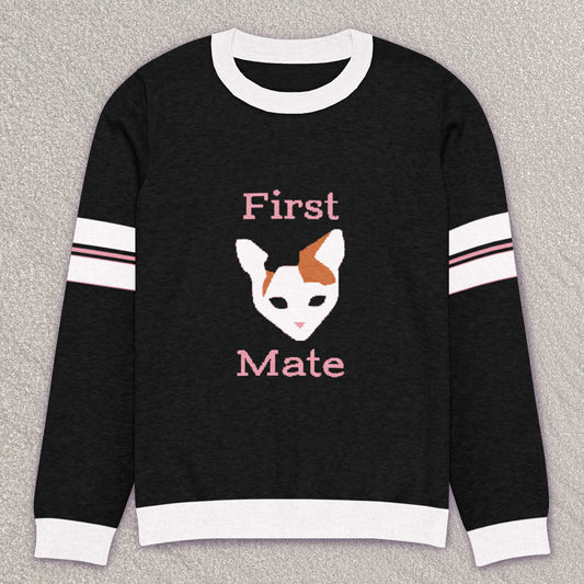 First Mate crew neck sweater