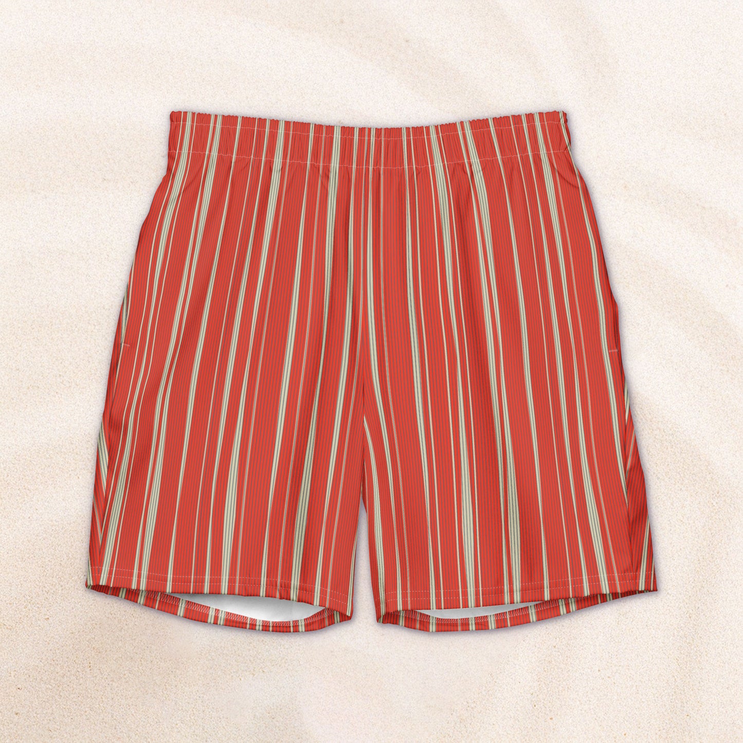 Maritime Stripe Eco-Friendly Swim Trunks