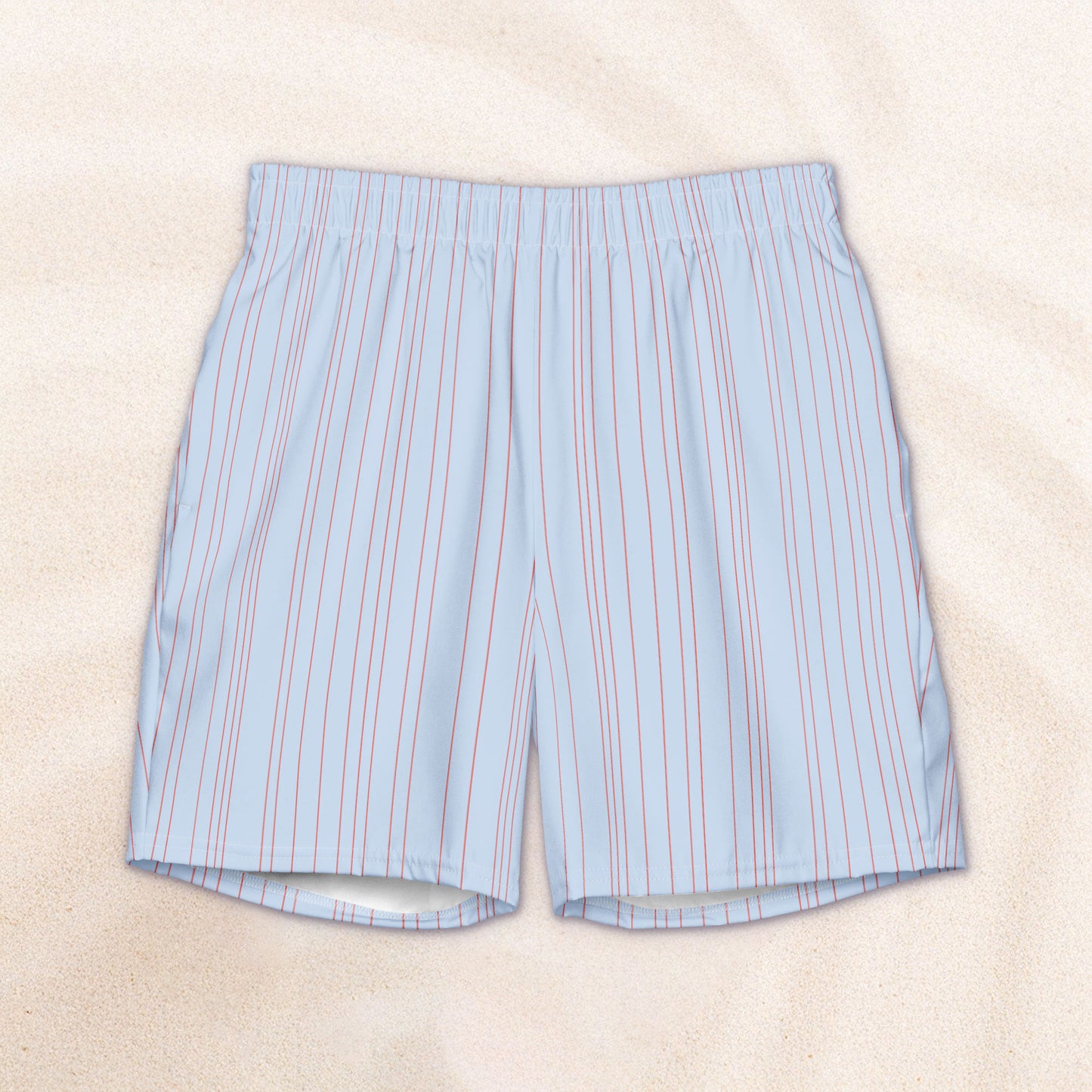 Maritime Stripe Eco-Friendly Swim Trunks
