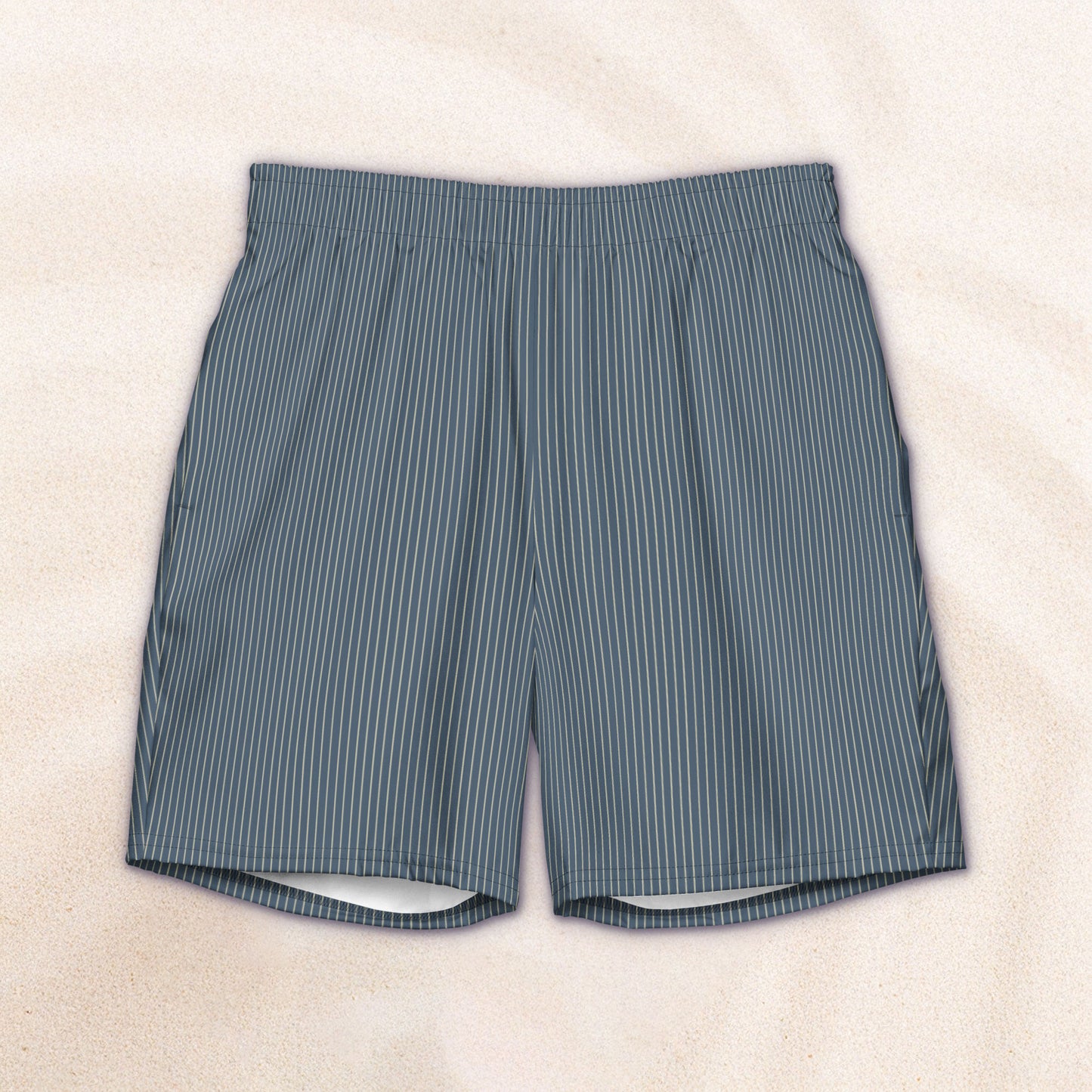 Maritime Stripe Eco-Friendly Swim Trunks