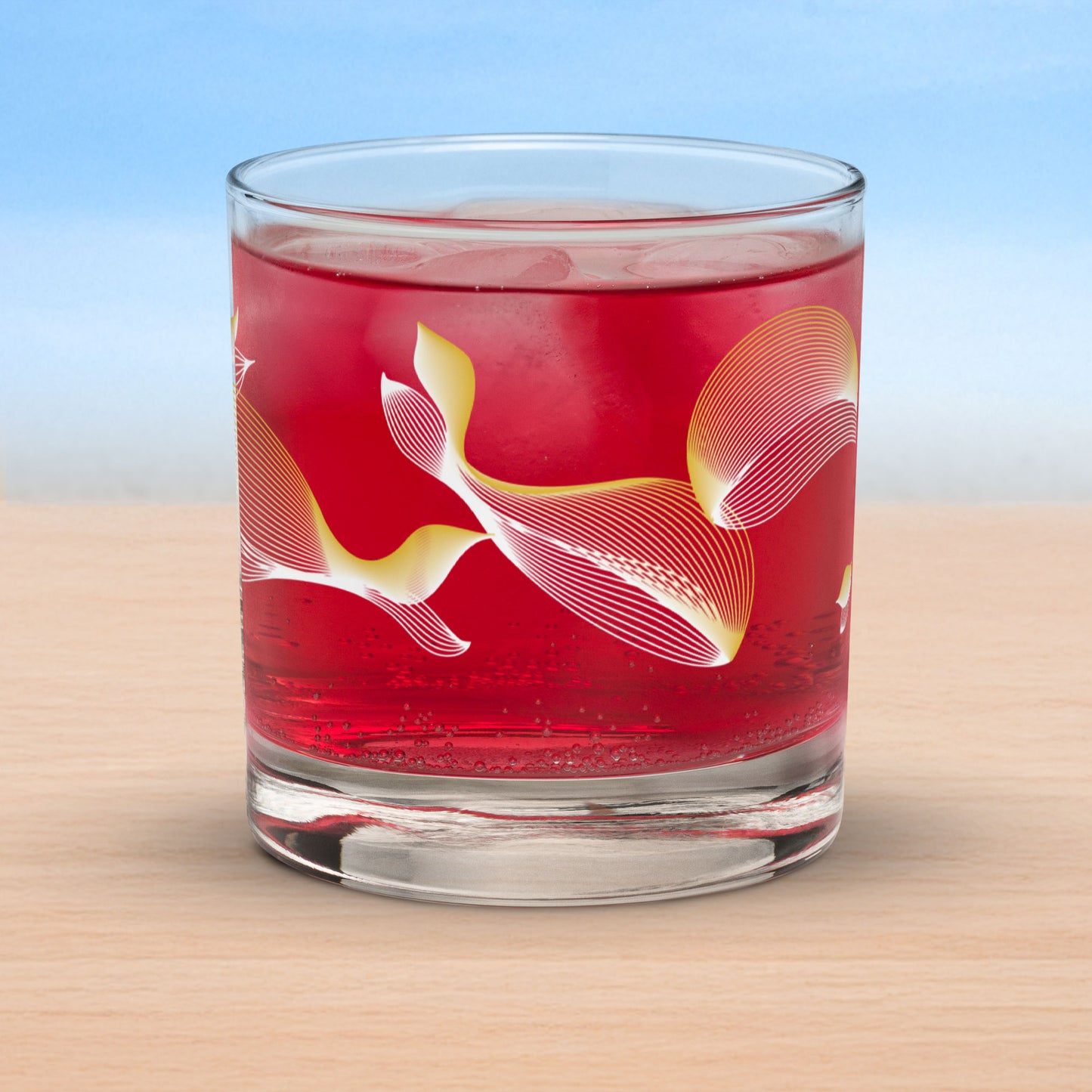 Art-crafted Whales Rocks Glass Collection