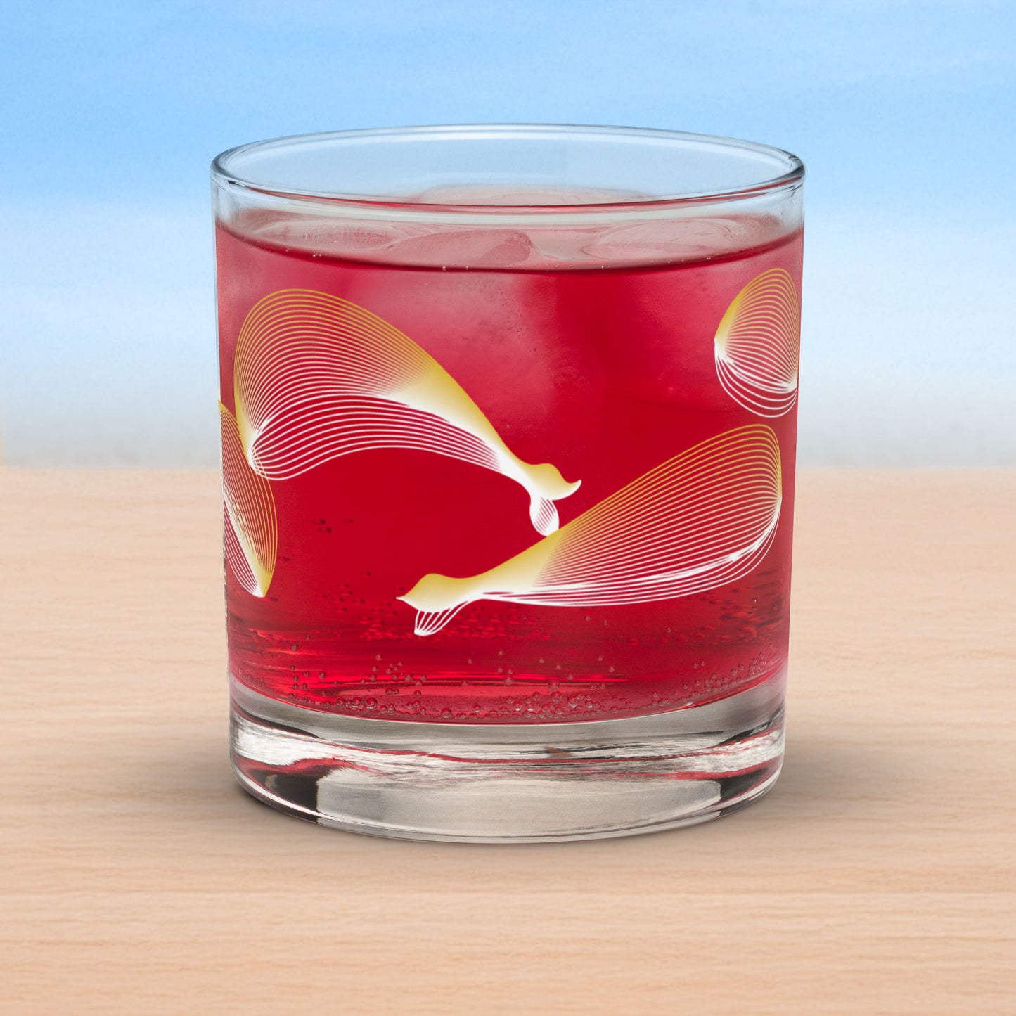 Art-crafted Whales Rocks Glass Collection