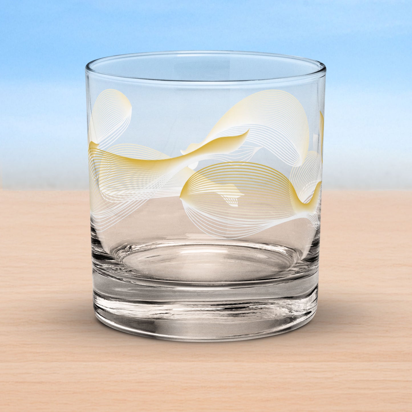 Art-crafted Whales Rocks Glass Collection
