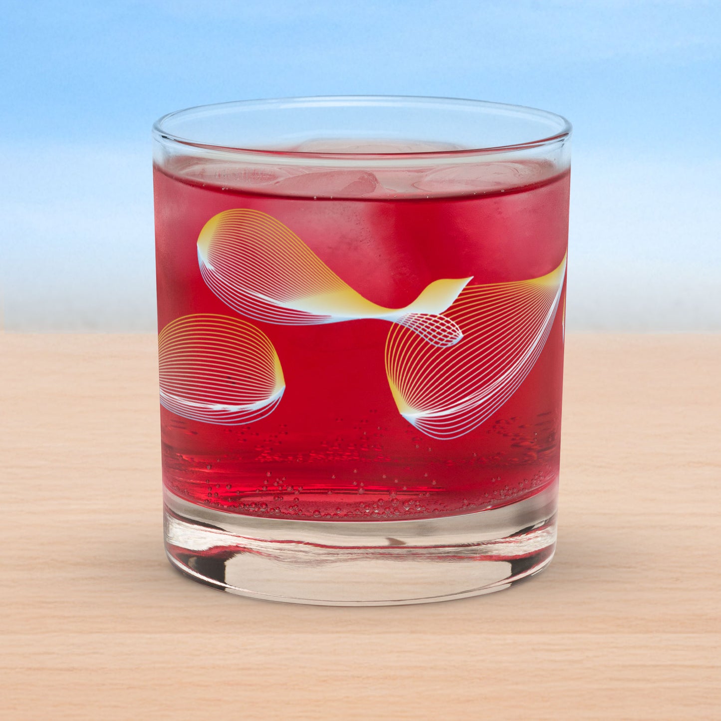 Art-crafted Whales Rocks Glass Collection