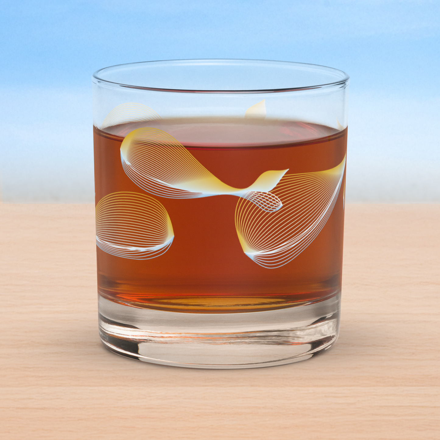 Art-crafted Whales Rocks Glass Collection