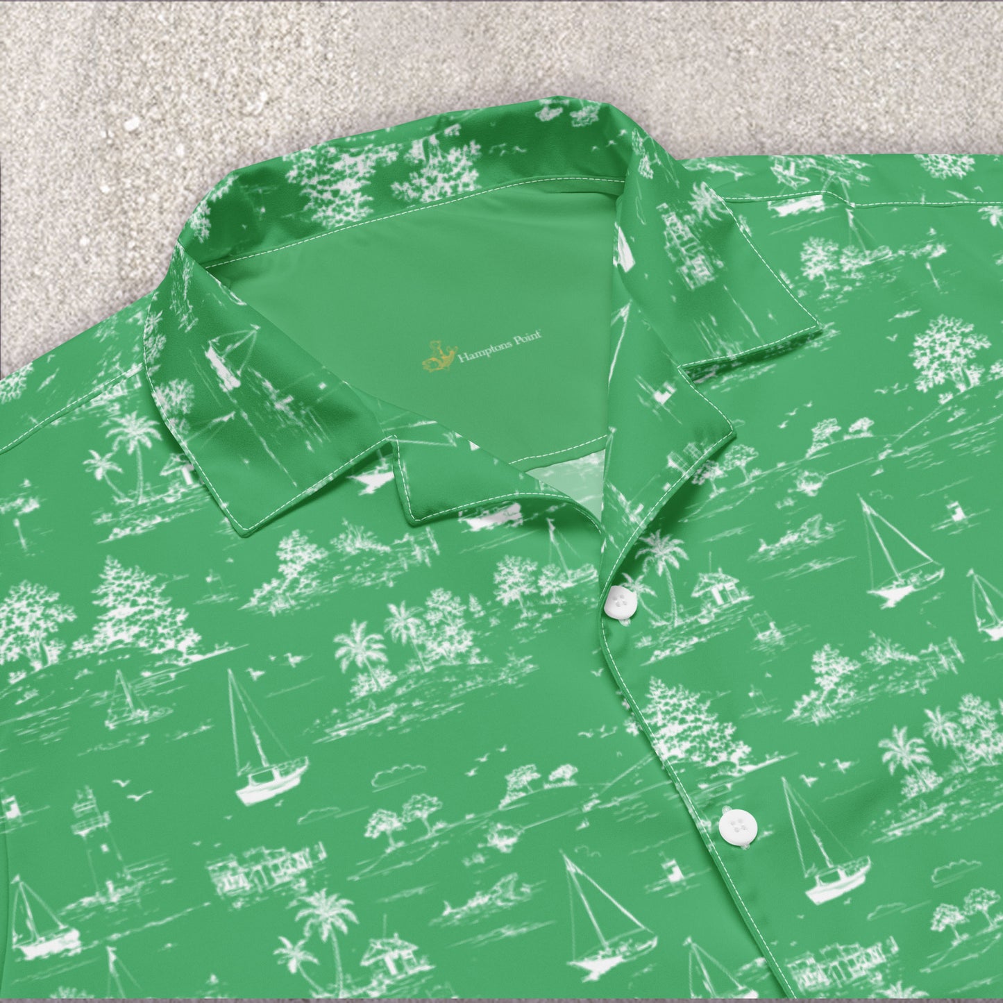 Seaside Toile Tropical Shirt — multiple colorways