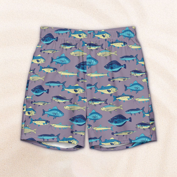 Eco-Friendly Atlantic Catch Conservation Swim Trunks