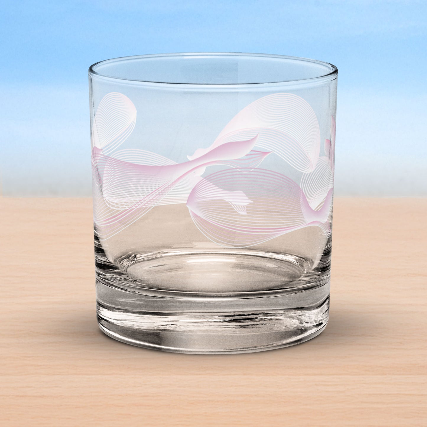 Art-crafted Whales Rocks Glass Collection