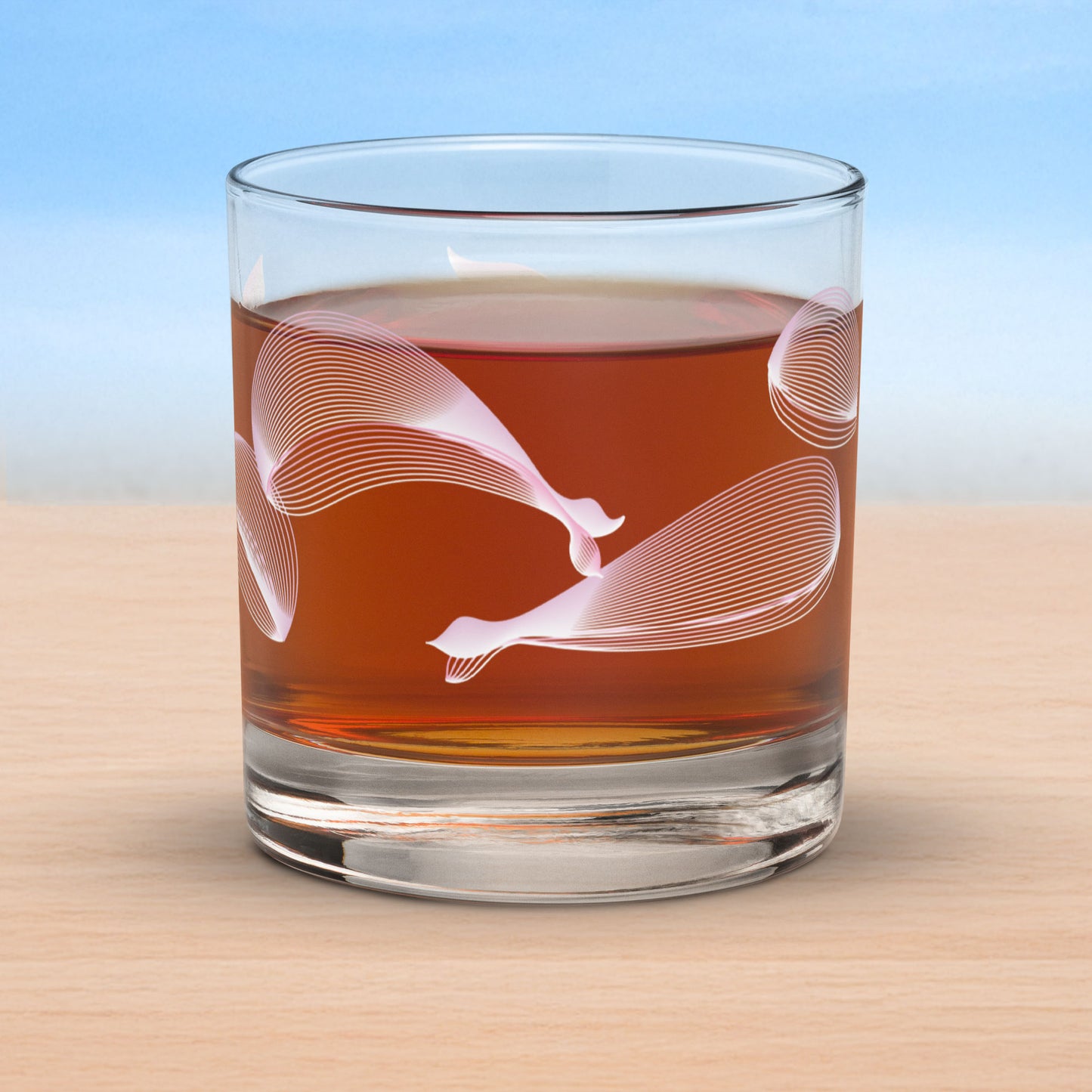 Art-crafted Whales Rocks Glass Collection