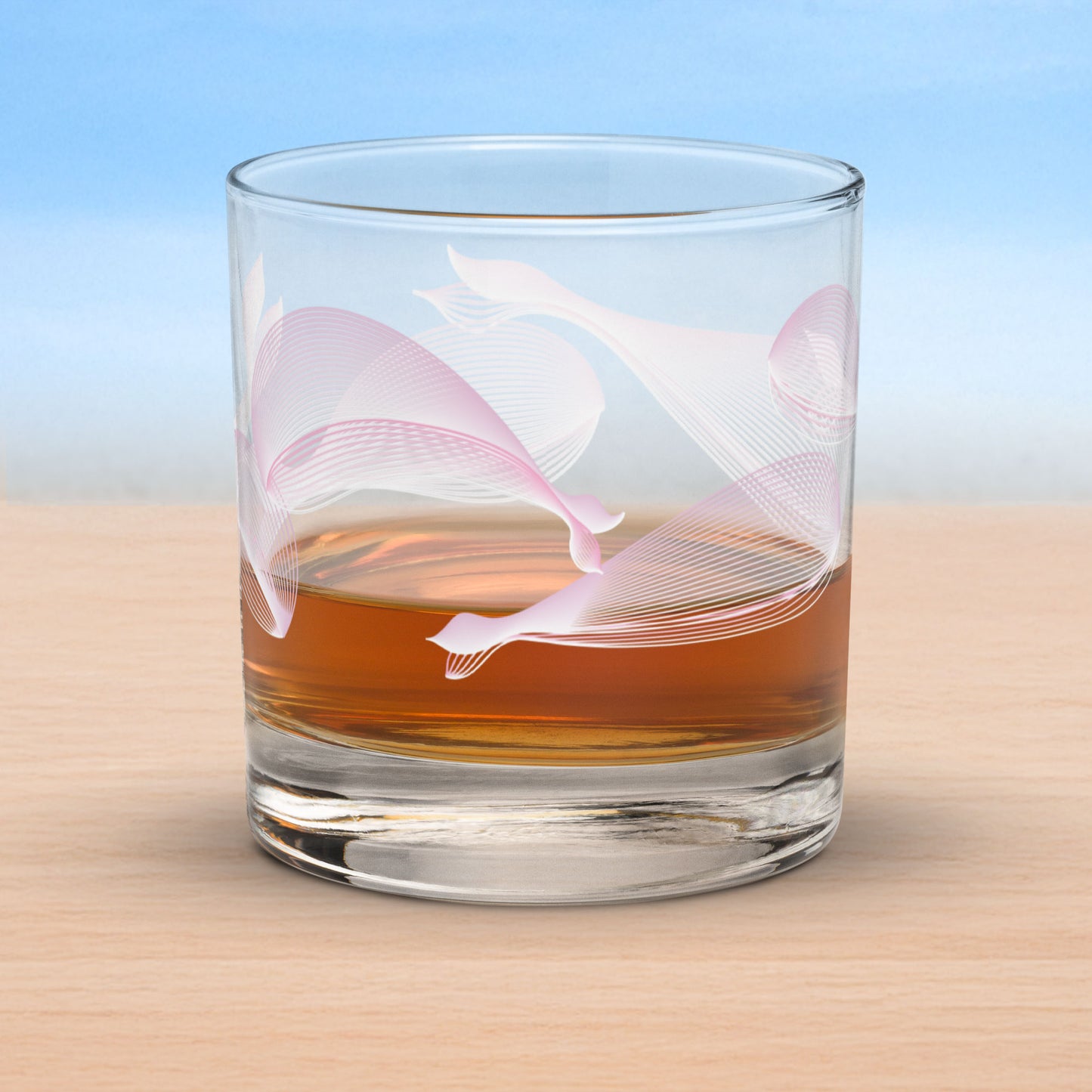 Art-crafted Whales Rocks Glass Collection