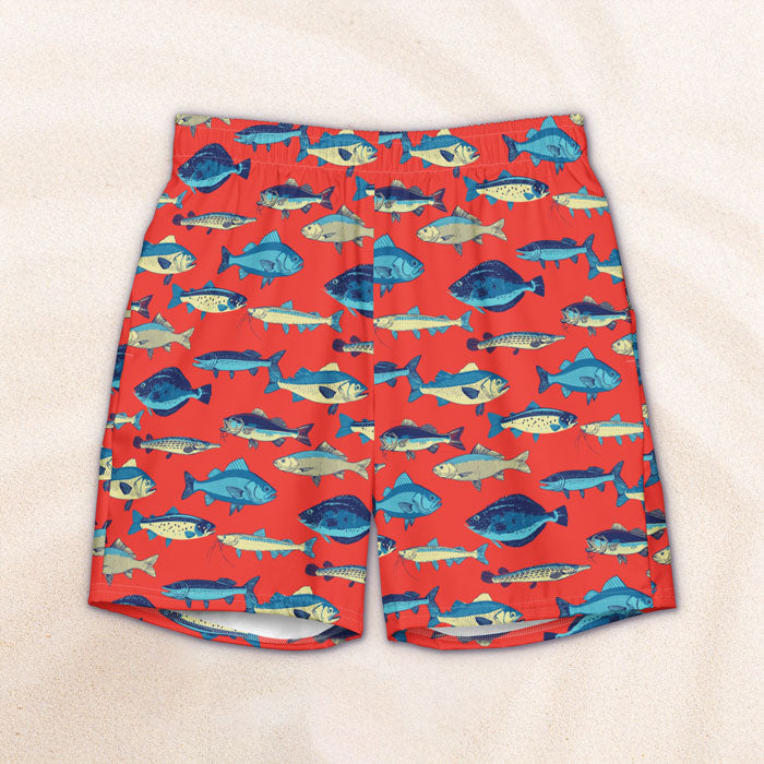 Eco-Friendly Atlantic Catch Conservation Swim Trunks
