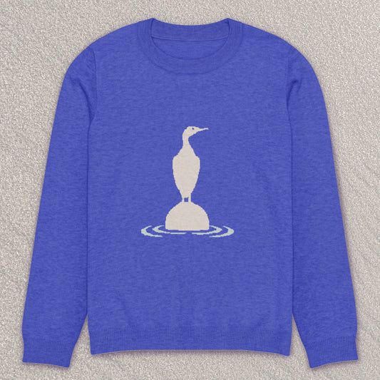 Cormorant crew sweater – Atlantic blue