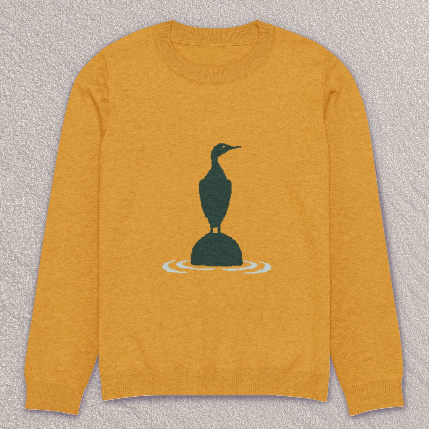 Cormorant crew sweater – harbor gold