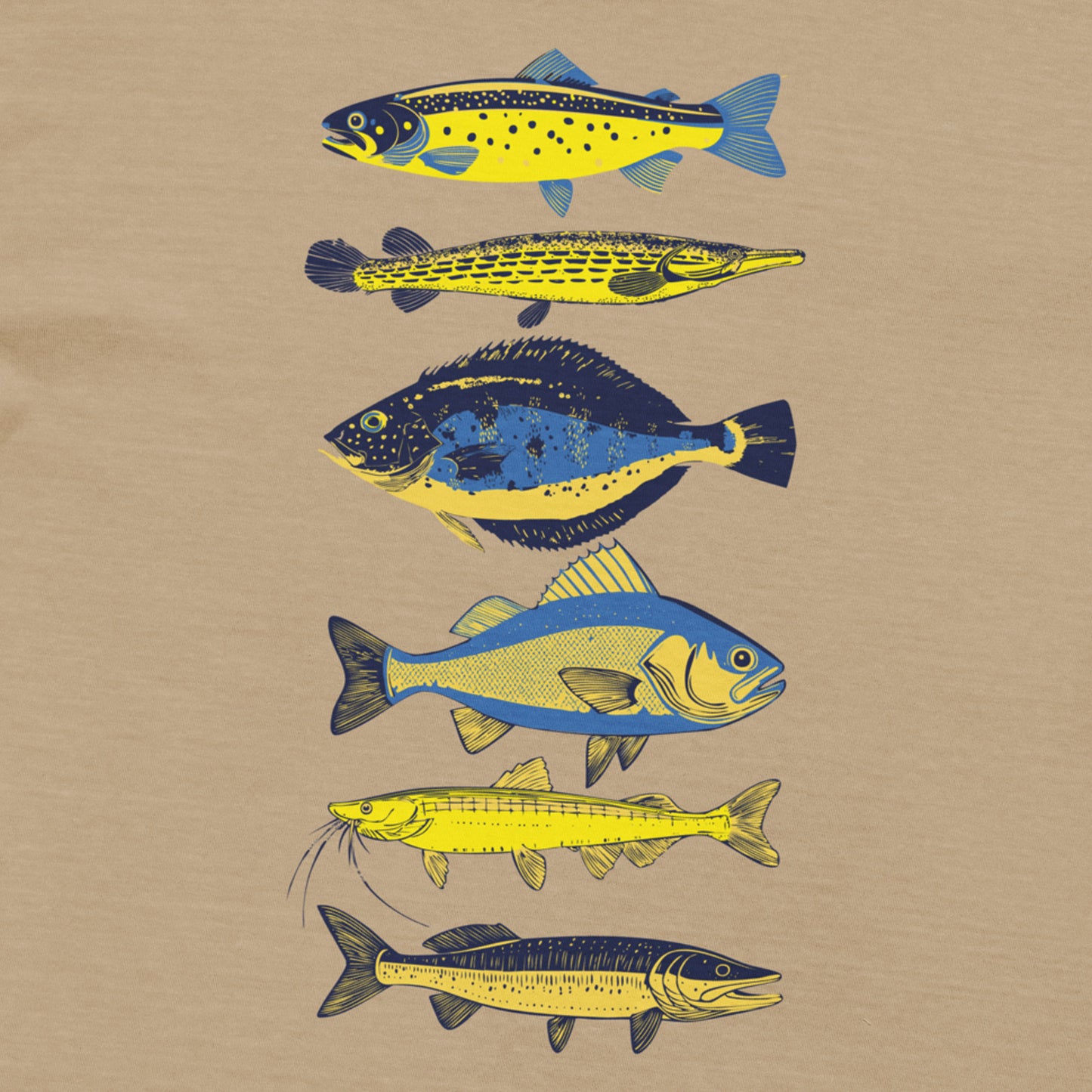 Atlantic Catch T-Shirt – Khaki