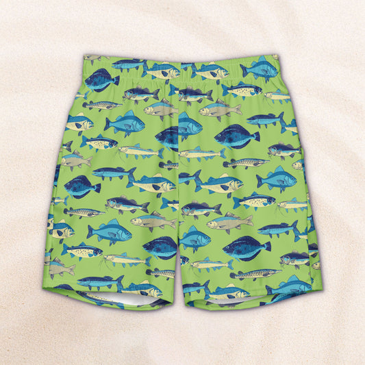 Atlantic Catch Conservation Swim Trunks – Sea Moss