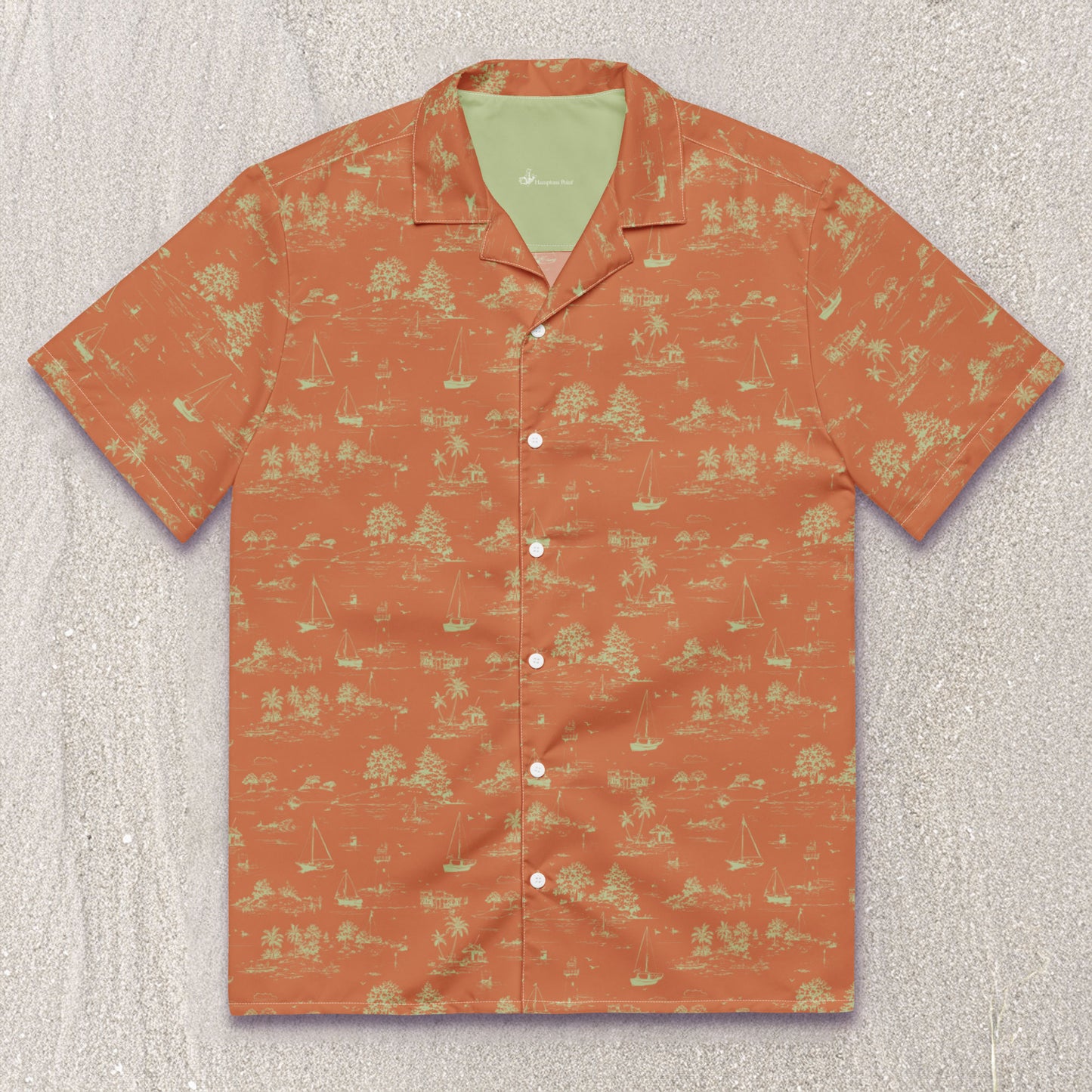 Seaside Toile Tropical Shirt — multiple colorways