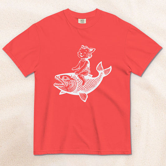 The Cat's Fish T-Shirt – Paprika