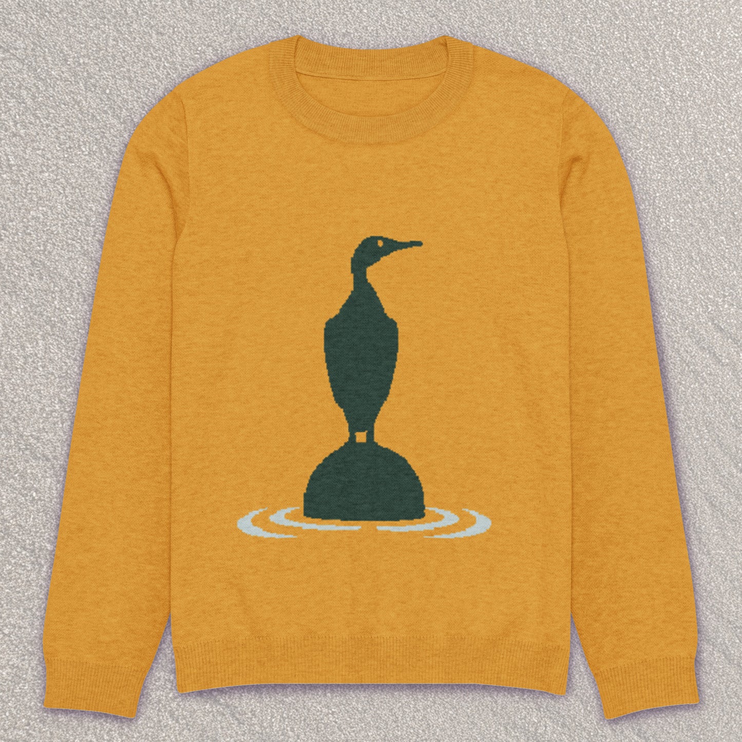 Cormorant crew sweater – harbor gold