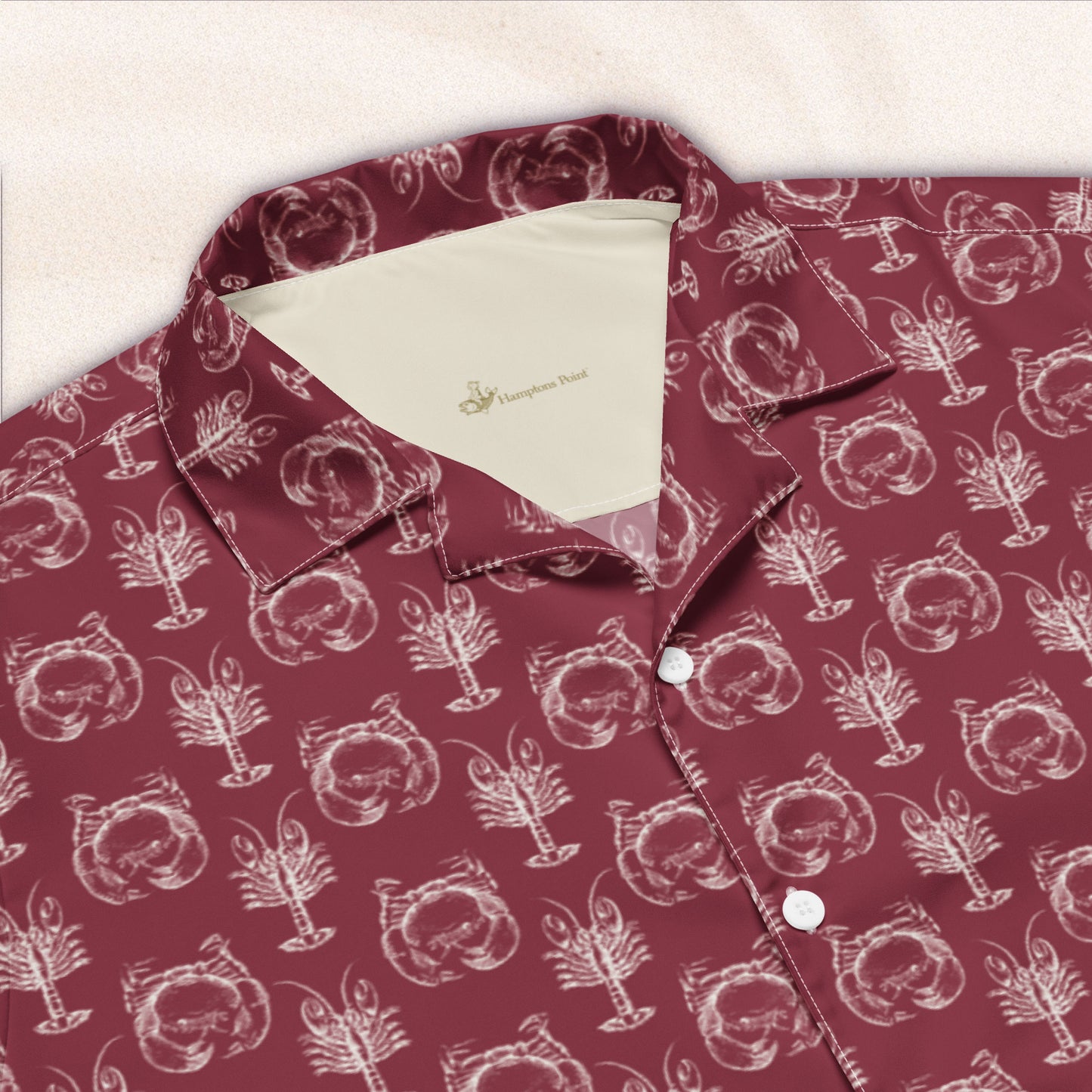 Heavy Crabs and Jumbo Lobsters – Close Repeat Vacation Shirt – Burgundy