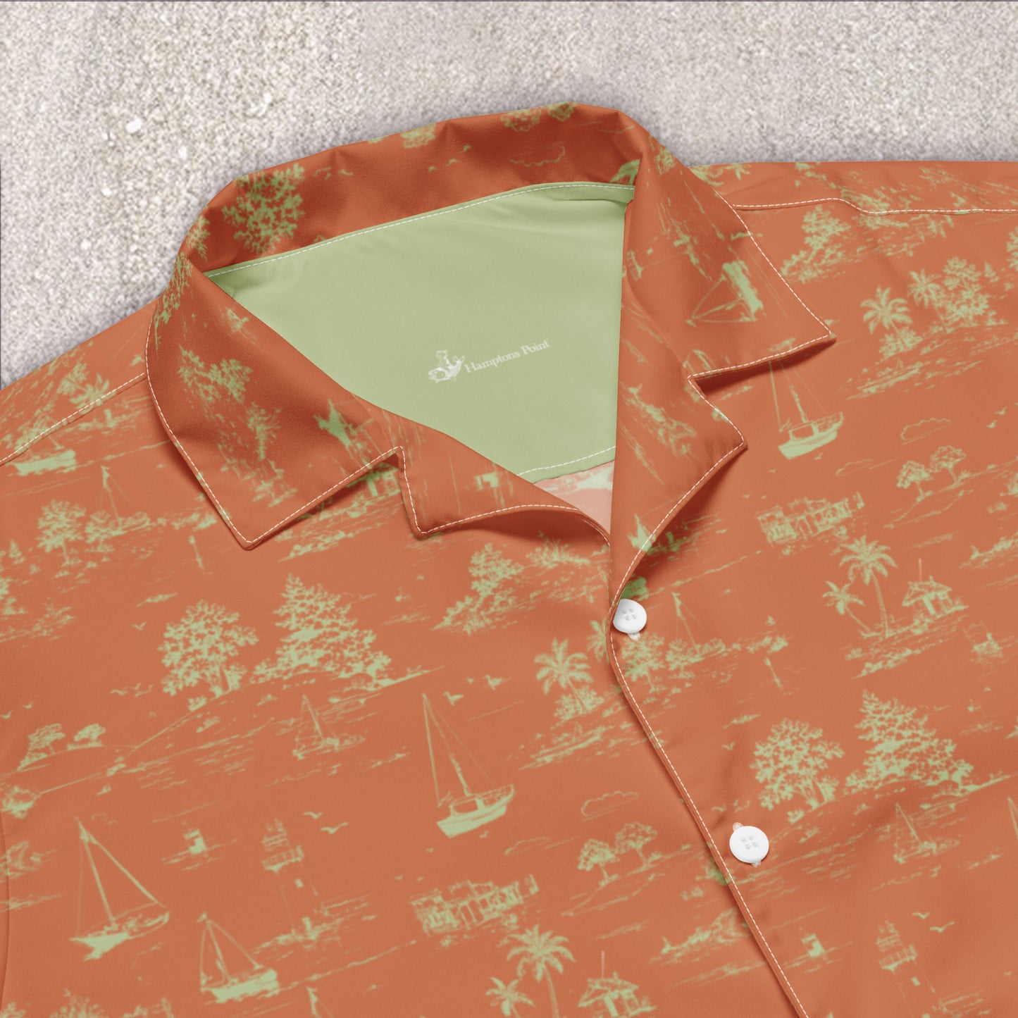 Seaside Toile Tropical Shirt — multiple colorways