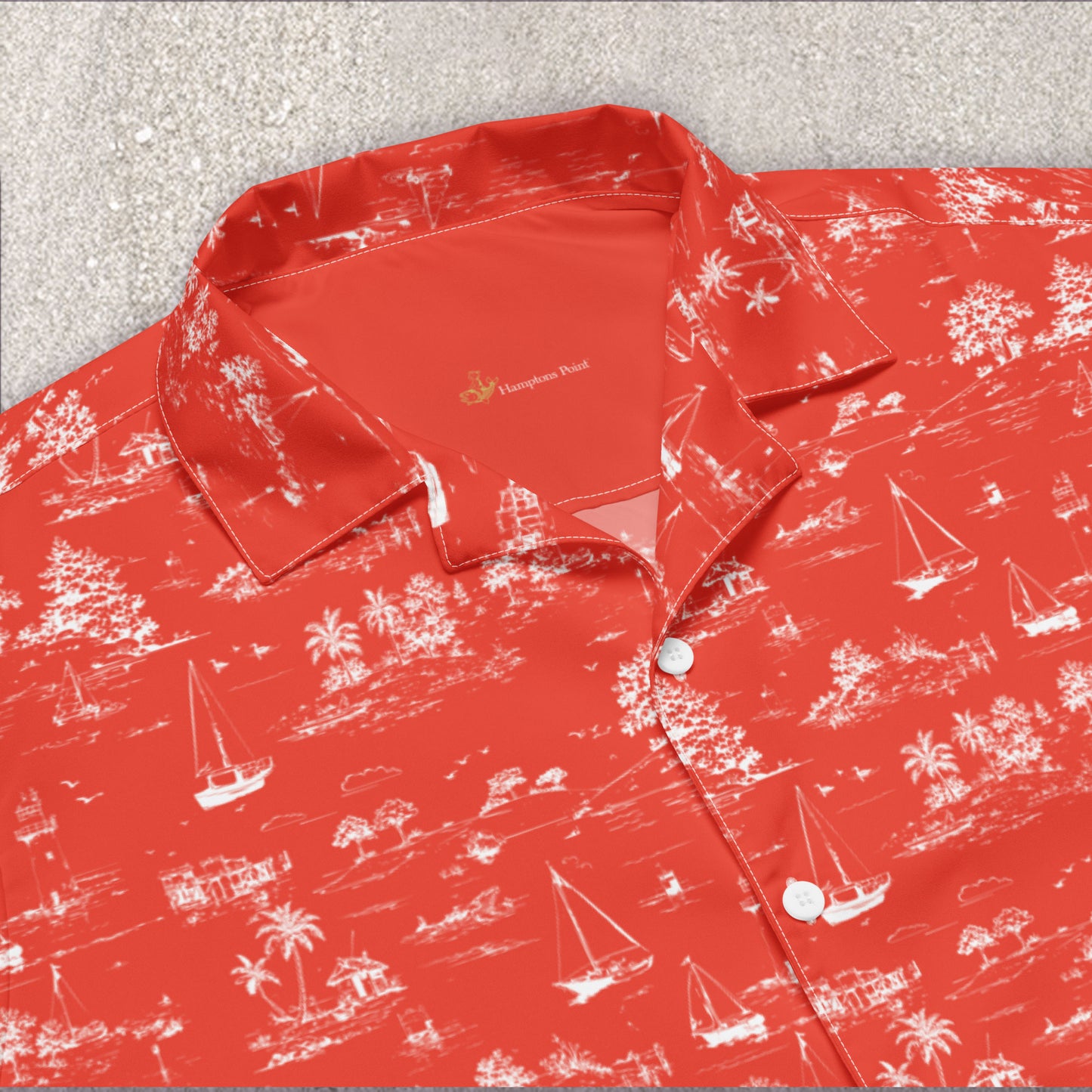 Seaside Toile Tropical Shirt — multiple colorways