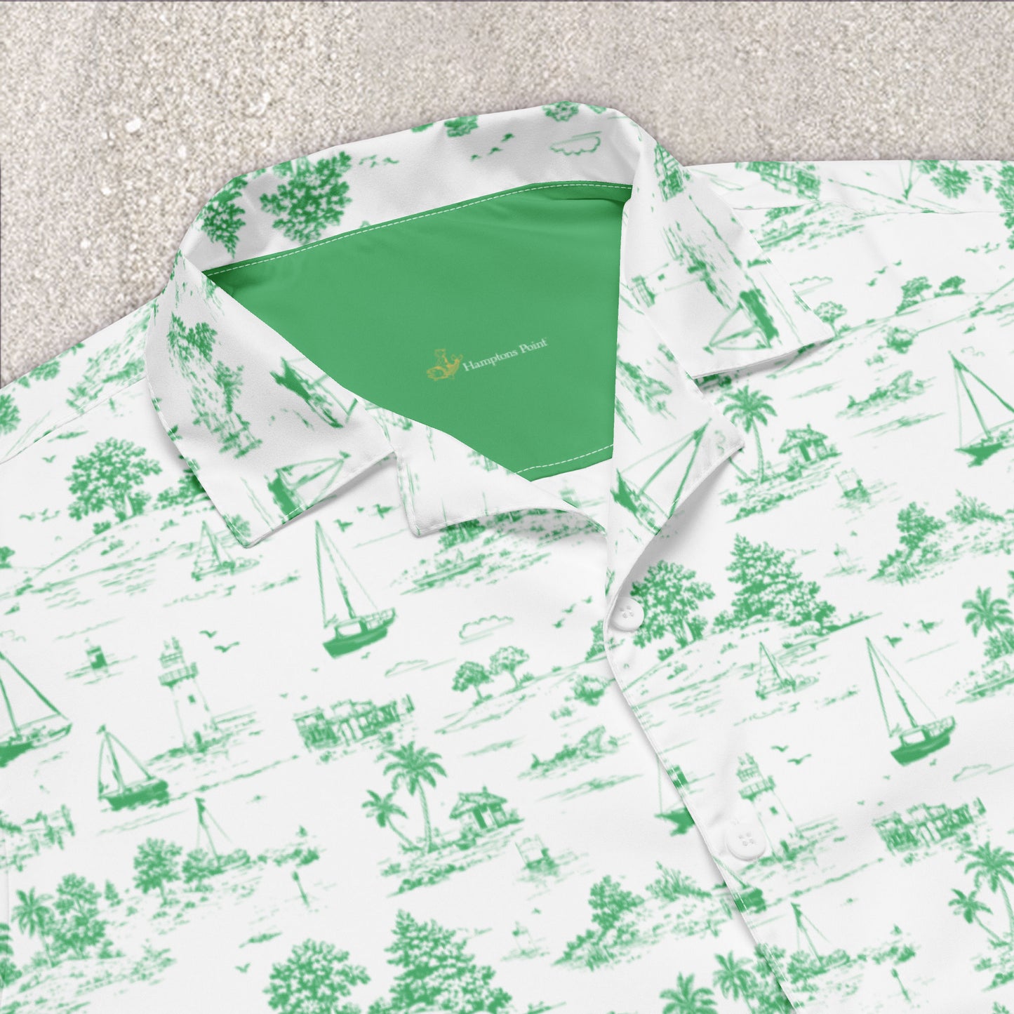 Seaside Toile Tropical Shirt — multiple colorways