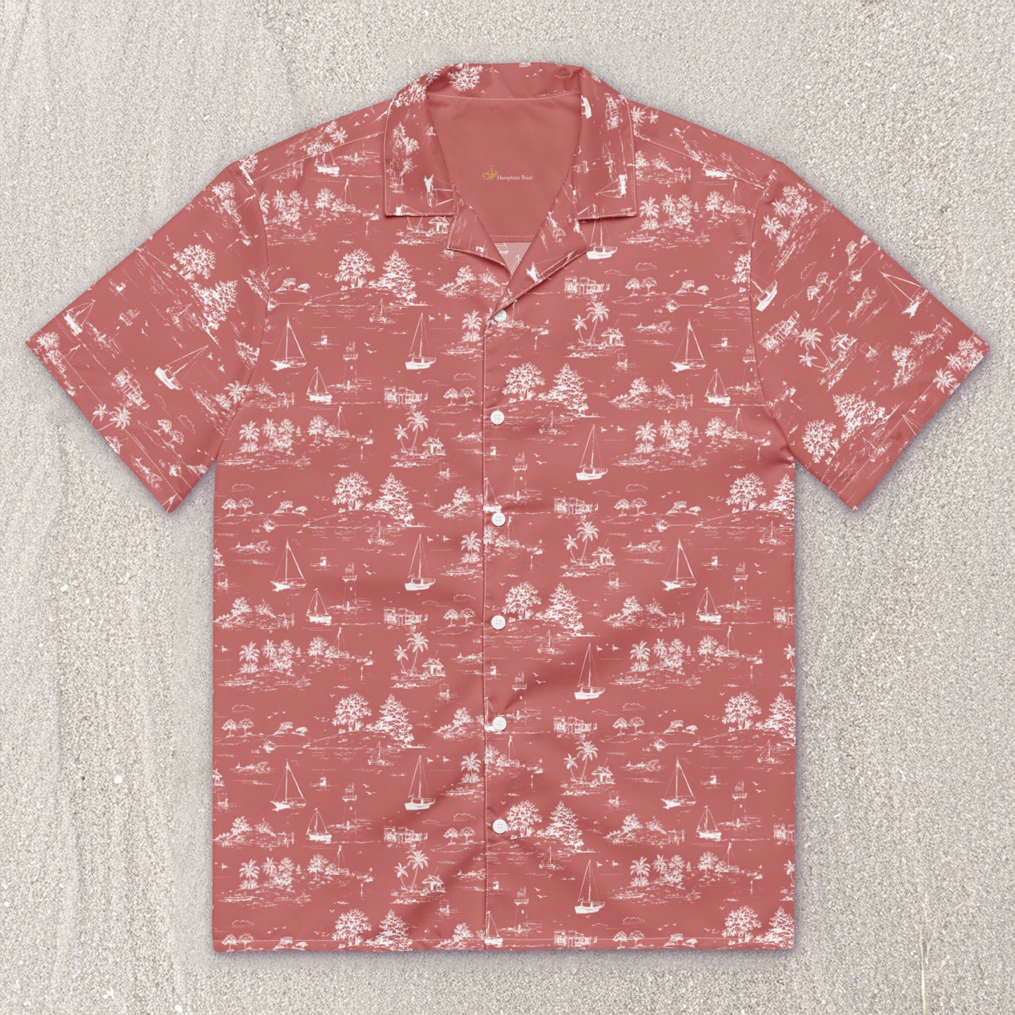 Seaside Toile Tropical Shirt — multiple colorways