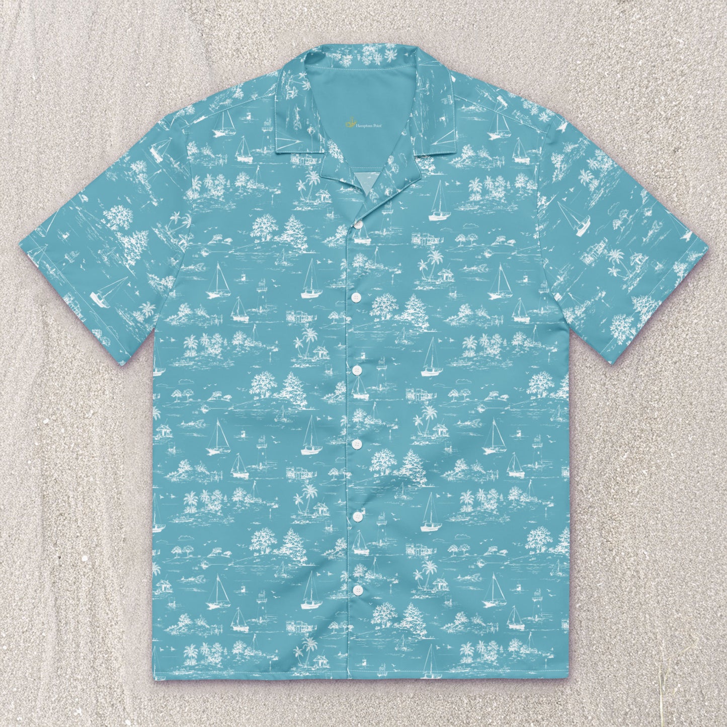 Seaside Toile Tropical Shirt — multiple colorways